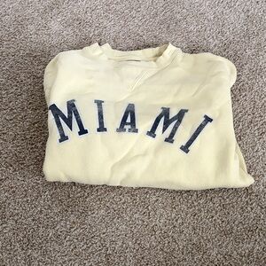 Yellow Miami Sweatshirt